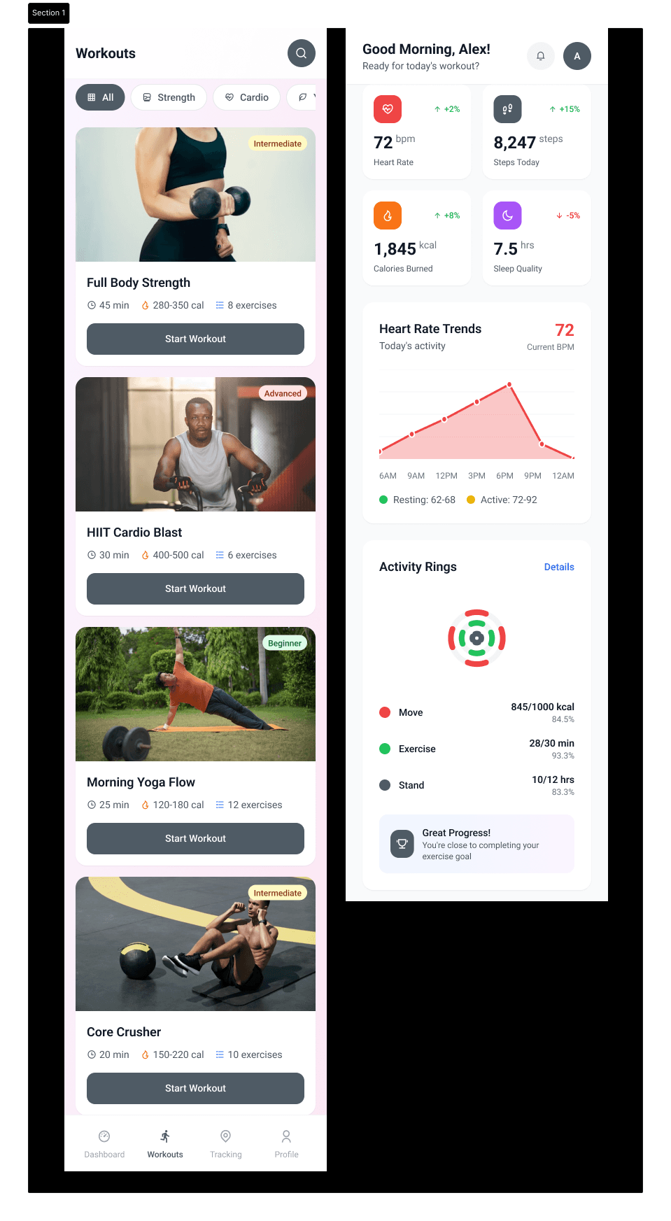 Mobile Fitness Tracker